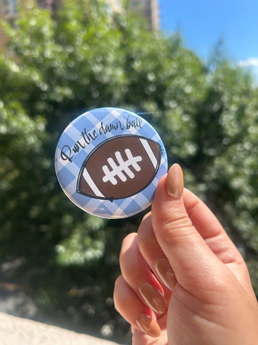 Run the damn ball
